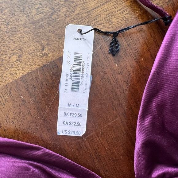 Victoria Secret Purple/Pink Bralette Set Size Medium NWT - Picture 5 of 16